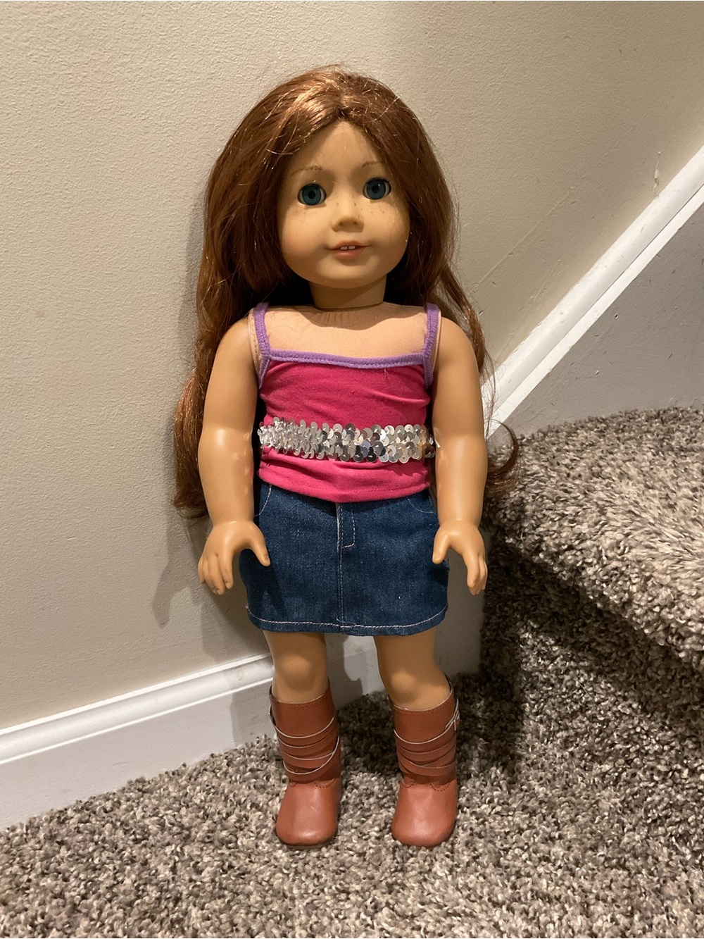 American Girl - Saige Copeland - 2013 Doll of the Year - freckles and blue eyes